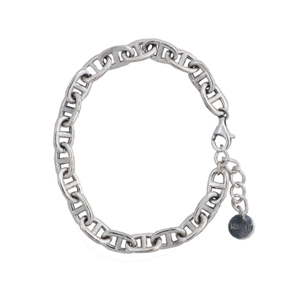 [크루치] clip chain bracelet (silver)