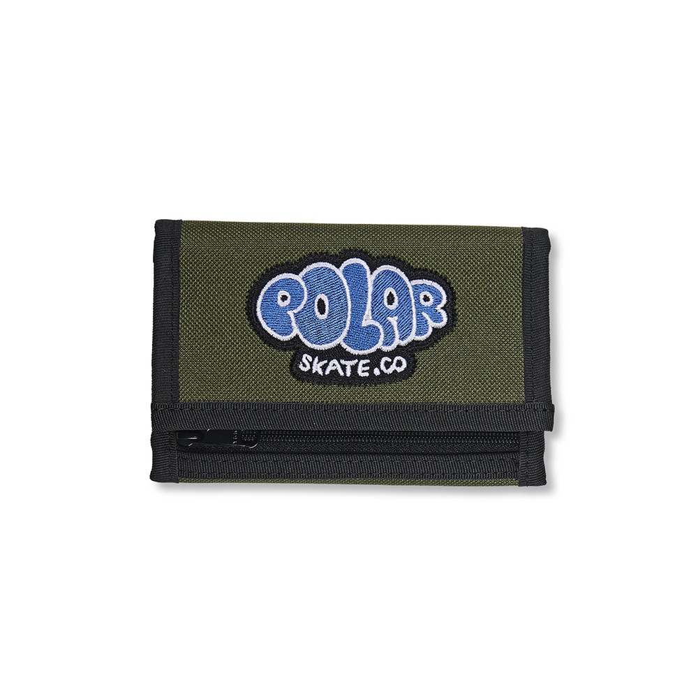 [폴라스케이트] Bubble Logo Key Wallet - Olive