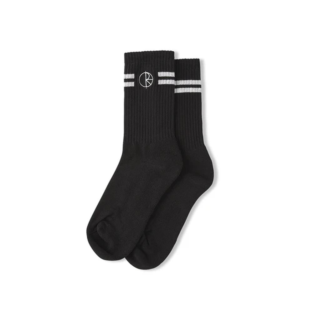 [폴라스케이트] Stroke Logo Socks - Black