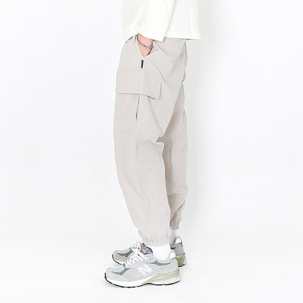 [텐블레이드] Stay Comfort cargo pants-beige-gray