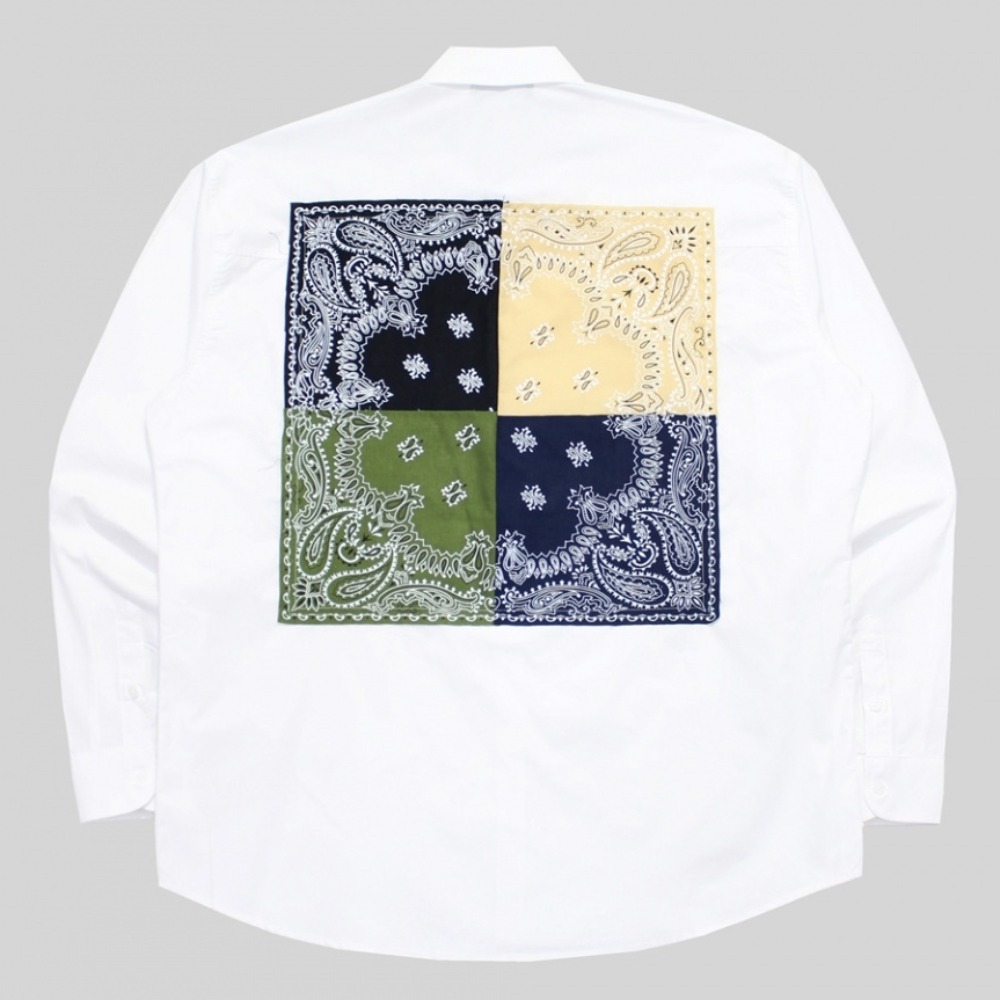 [런디에스] 4 panel paisley shirt