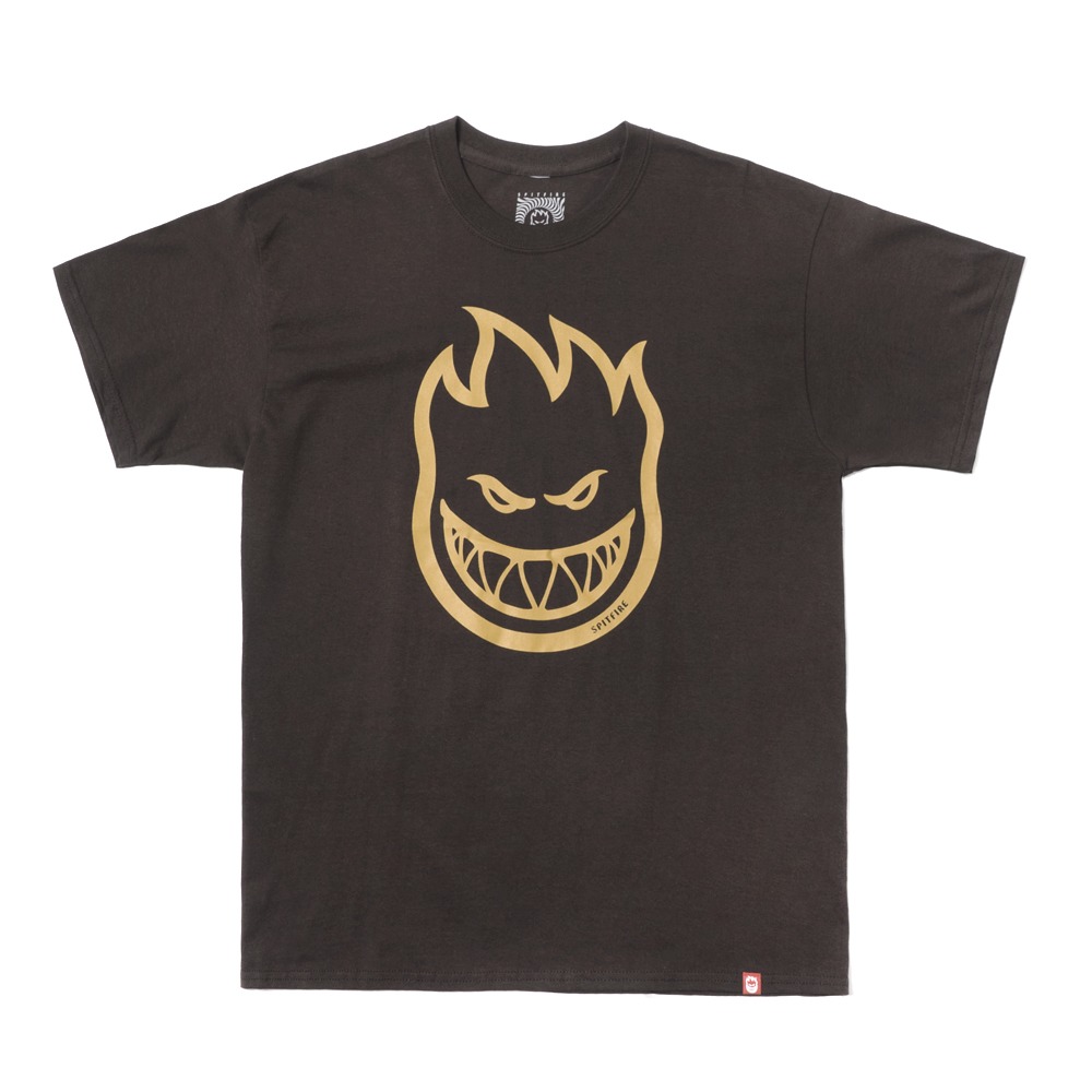 [스핏파이어] BIGHEAD S/S T-Shirt - DARK CHOCOLATE/GOLD 51010001HJ