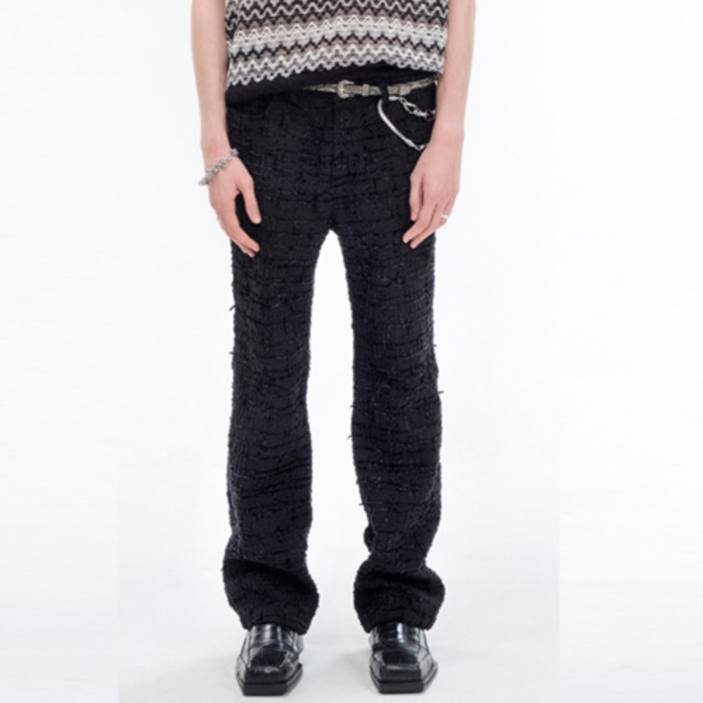 [더그레이티스트]Tweed Pants BK