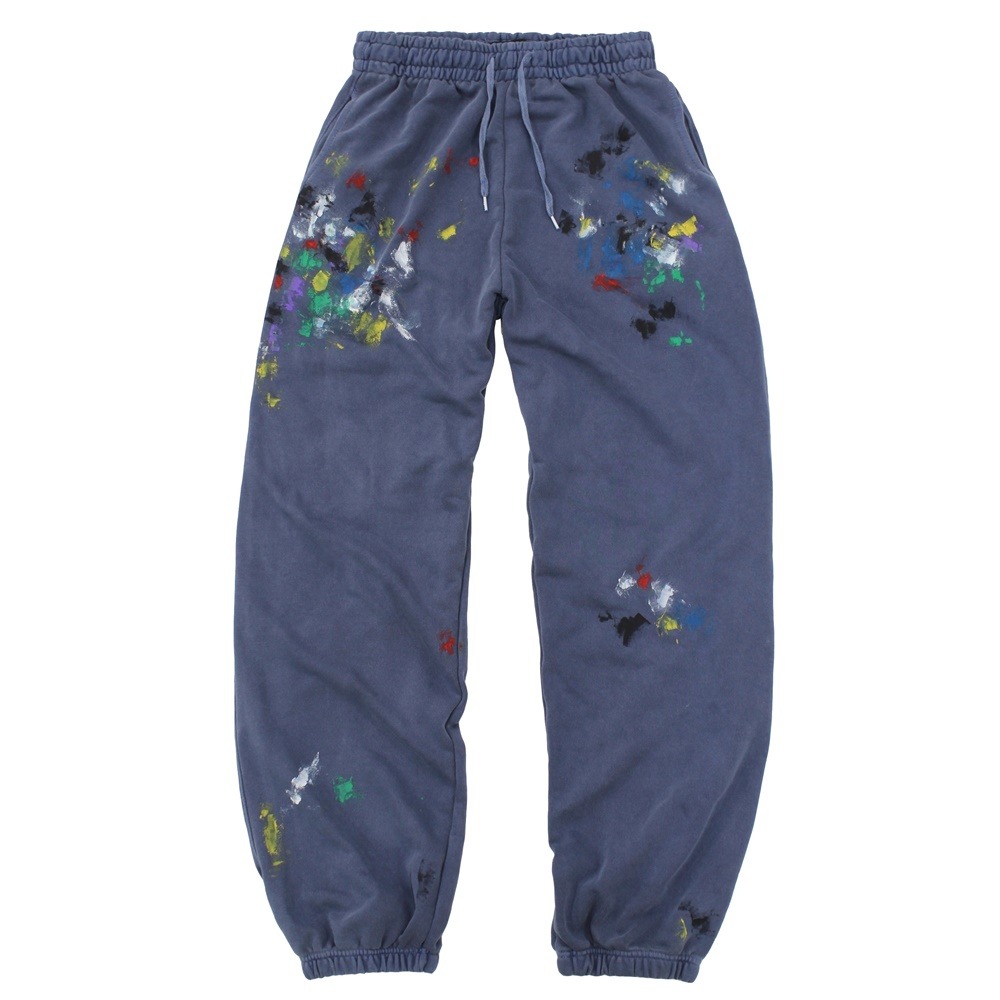 [런디에스] pigment painting jogger pants (blue)