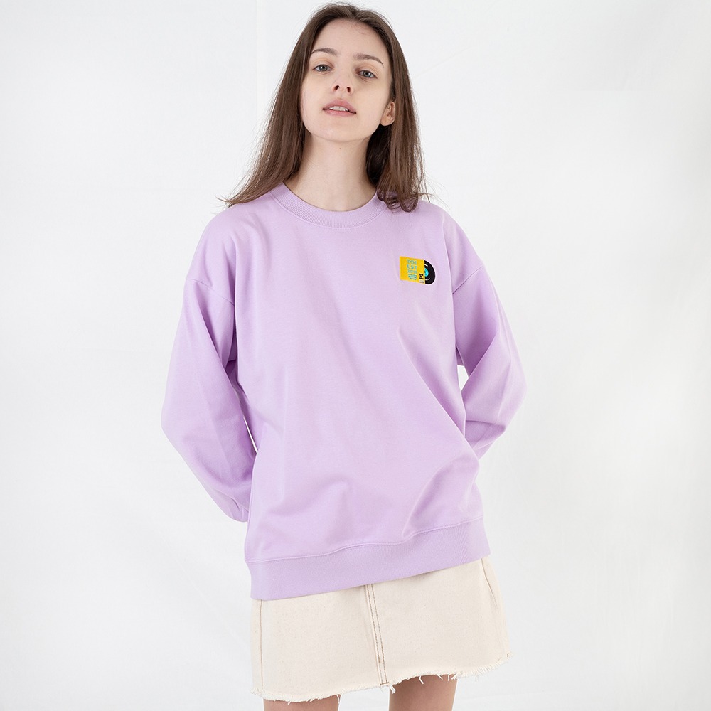 [토이에스트] LP logo sweat shirt purple