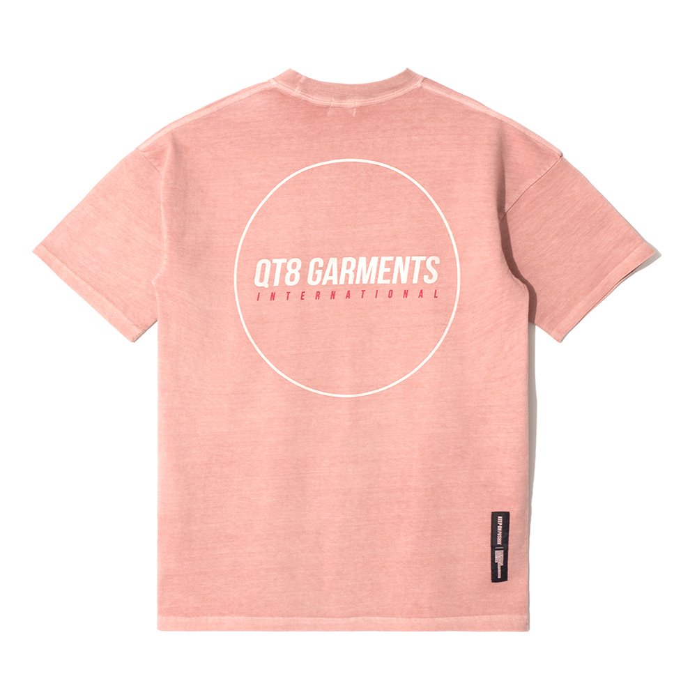 [큐티에잇] WA Pigment Circle Logo Tee (Pink)