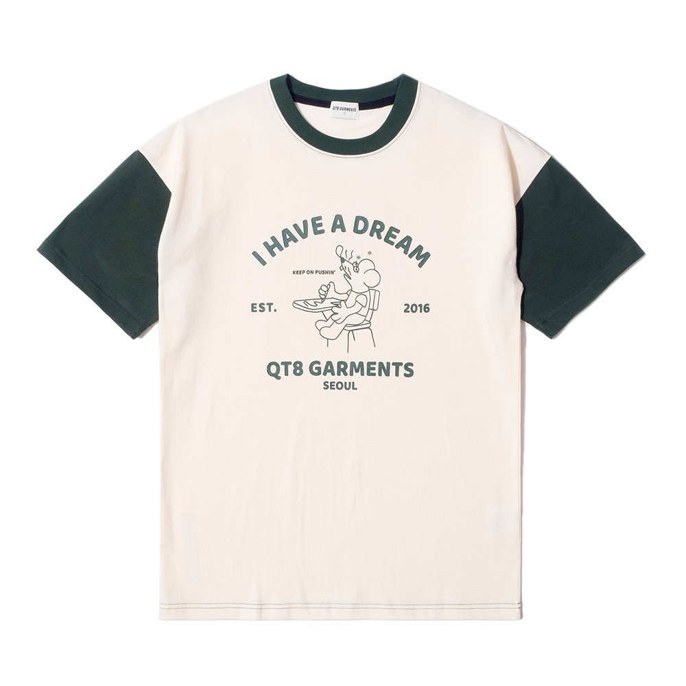 [큐티에잇] WA Have a Dream Tee (Green)