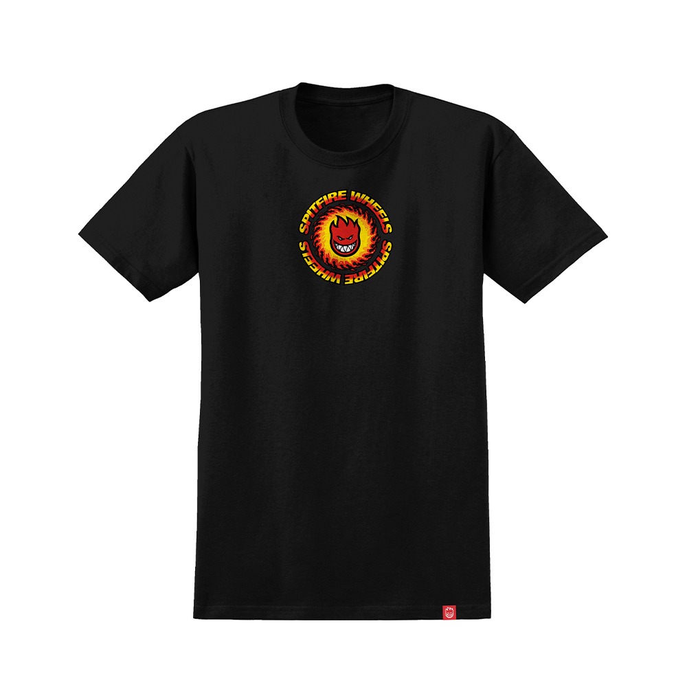 [스핏파이어] OG FIREBALL S/S T-Shirt - BLACK (RED/YELLOW/ORANGE Print) 51010704