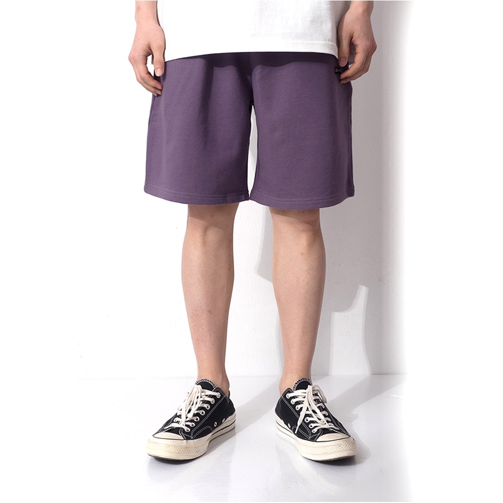 [큐티에잇] WA Mini Wappen Sweat Shorts (Purple)