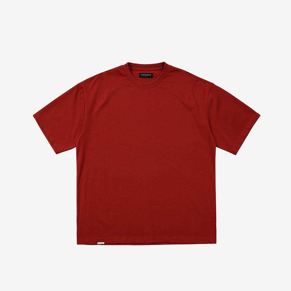 [디프리크] Classic Cotton T-Shirt - Deep Red