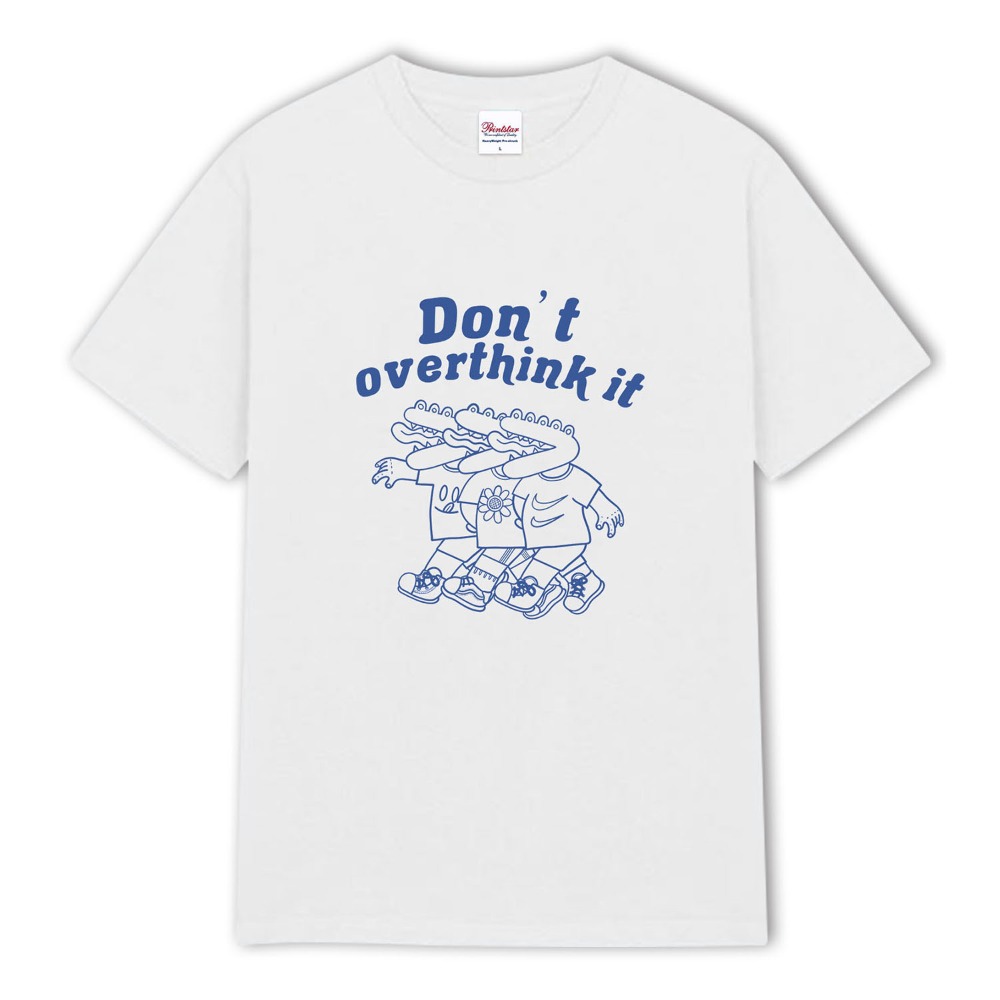 [키매] Don&#039;t overthink it half t-shirt