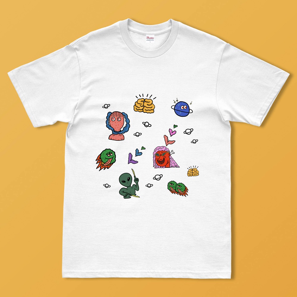 [키매] universe half t-shirt