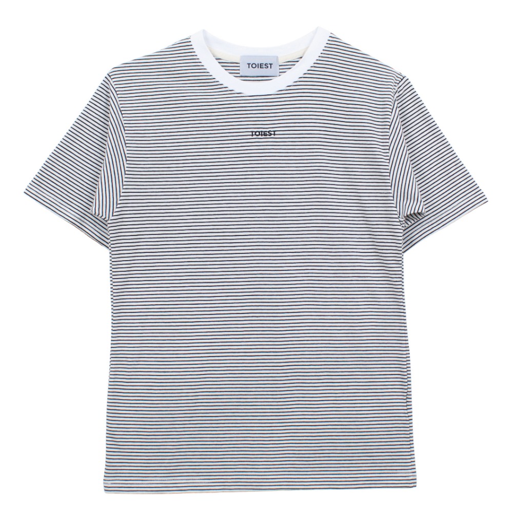 [토이에스트] Stripe t-shirt black